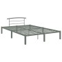 Estructura de cama de metal gris 160x200 cm de vidaXL, Camas y somieres - Ref: Foro24-284666, Precio: 113,55 €, Descuento: %