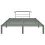 Estructura de cama de metal gris 160x200 cm de vidaXL, Camas y somieres - Ref: Foro24-284666, Precio: 113,55 €, Descuento: %