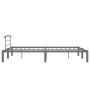 Estructura de cama de metal gris 160x200 cm de vidaXL, Camas y somieres - Ref: Foro24-284666, Precio: 113,55 €, Descuento: %