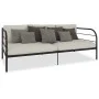 Estructura de cama de metal negro 90x200 cm de vidaXL, Camas y somieres - Ref: Foro24-284673, Precio: 108,71 €, Descuento: %
