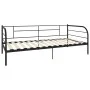 Schwarzer Metallbettrahmen 90x200 cm von vidaXL, Betten und Lattenroste - Ref: Foro24-284673, Preis: 108,71 €, Rabatt: %