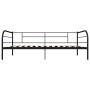Estructura de cama de metal negro 90x200 cm de vidaXL, Camas y somieres - Ref: Foro24-284673, Precio: 104,83 €, Descuento: %