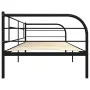 Schwarzer Metallbettrahmen 90x200 cm von vidaXL, Betten und Lattenroste - Ref: Foro24-284673, Preis: 108,71 €, Rabatt: %