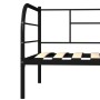 Estructura de cama de metal negro 90x200 cm de vidaXL, Camas y somieres - Ref: Foro24-284673, Precio: 104,83 €, Descuento: %