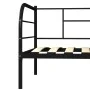 Estructura de cama de metal negro 90x200 cm de vidaXL, Camas y somieres - Ref: Foro24-284673, Precio: 108,71 €, Descuento: %