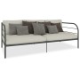 Estructura de cama de metal gris 90x200 cm de vidaXL, Camas y somieres - Ref: Foro24-284674, Precio: 115,28 €, Descuento: %