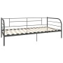 Estructura de cama de metal gris 90x200 cm de vidaXL, Camas y somieres - Ref: Foro24-284674, Precio: 115,28 €, Descuento: %