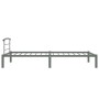Estructura de cama de metal gris 100x200 cm de vidaXL, Camas y somieres - Ref: Foro24-284663, Precio: 67,29 €, Descuento: %