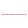 Estructura de cama de metal rosa 90x200 cm de vidaXL, Camas y somieres - Ref: Foro24-284671, Precio: 94,32 €, Descuento: %