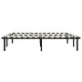 Black metal bed frame 180x200 cm by vidaXL, Beds and slatted bases - Ref: Foro24-284683, Price: 149,53 €, Discount: %