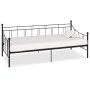 Black metal bed frame 90x200 cm by vidaXL, Beds and slatted bases - Ref: Foro24-284669, Price: 127,91 €, Discount: %