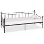 Estructura de cama de metal negro 90x200 cm de vidaXL, Camas y somieres - Ref: Foro24-284669, Precio: 128,01 €, Descuento: %