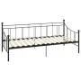 Black metal bed frame 90x200 cm by vidaXL, Beds and slatted bases - Ref: Foro24-284669, Price: 127,91 €, Discount: %