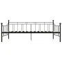 Black metal bed frame 90x200 cm by vidaXL, Beds and slatted bases - Ref: Foro24-284669, Price: 127,91 €, Discount: %