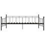 Estructura de cama de metal negro 90x200 cm de vidaXL, Camas y somieres - Ref: Foro24-284669, Precio: 128,01 €, Descuento: %