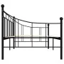 Black metal bed frame 90x200 cm by vidaXL, Beds and slatted bases - Ref: Foro24-284669, Price: 127,91 €, Discount: %