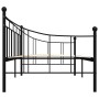 Estructura de cama de metal negro 90x200 cm de vidaXL, Camas y somieres - Ref: Foro24-284669, Precio: 128,01 €, Descuento: %