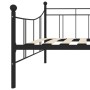 Estructura de cama de metal negro 90x200 cm de vidaXL, Camas y somieres - Ref: Foro24-284669, Precio: 128,01 €, Descuento: %
