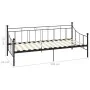 Black metal bed frame 90x200 cm by vidaXL, Beds and slatted bases - Ref: Foro24-284669, Price: 127,91 €, Discount: %