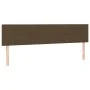 Box spring bed mattress LED lights dark brown fabric 180x200cm by vidaXL, Beds and slatted bases - Ref: Foro24-3133176, Price...