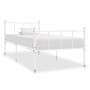 Bettgestell aus weißem Metall, 90 x 200 cm von vidaXL, Betten und Lattenroste - Ref: Foro24-284629, Preis: 73,12 €, Rabatt: %