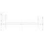 Bettgestell aus weißem Metall, 90 x 200 cm von vidaXL, Betten und Lattenroste - Ref: Foro24-284629, Preis: 73,12 €, Rabatt: %