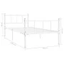 Estructura de cama de metal blanco 90x200 cm de vidaXL, Camas y somieres - Ref: Foro24-284629, Precio: 72,08 €, Descuento: %