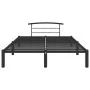 Schwarzer Metallbettrahmen 160x200 cm von vidaXL, Betten und Lattenroste - Ref: Foro24-284660, Preis: 103,82 €, Rabatt: %