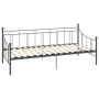 Gray metal bed frame 90x200 cm by vidaXL, Beds and slatted bases - Ref: Foro24-284670, Price: 103,62 €, Discount: %