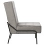 Silla de relajación de terciopelo gris claro 65x79x87 cm en Sillas | Comprar online en Foro24