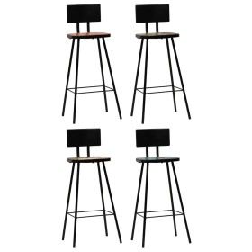 Küchenhocker 4 Stück aus massivem recyceltem Holz von vidaXL, Küchenhocker - Ref: Foro24-245393, Preis: 257,25 €, Rabatt: %