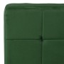 Silla de relajación de terciopelo verde oscuro 65x79x87 cm