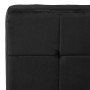 Silla de relajación de terciopelo negro 65x79x87 cm