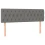 Box spring bed mattress and LED lights dark gray fabric 160x200 cm by vidaXL, Beds and slatted bases - Ref: Foro24-3133406, P...