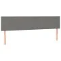 Box spring bed with mattress and LED dark gray fabric 200x200 cm by vidaXL, Beds and slatted bases - Ref: Foro24-3133582, Pri...
