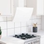 White tempered glass steel wall extractor hood 60 cm by vidaXL, Extractors - Ref: Foro24-51676, Price: 209,77 €, Discount: %
