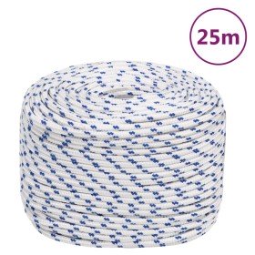 Cuerda de barco polipropileno blanco 6 mm 25 m