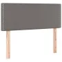 Cama box spring y colchón LED cuero sintético gris 90x190 cm de vidaXL, Camas y somieres - Ref: Foro24-3134139, Precio: 301,6...