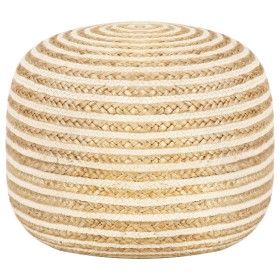 Handgefertigter Pouf 45x30 cm Jute von vidaXL, Osmanen - Ref: Foro24-248073, Preis: 77,74 €, Rabatt: %