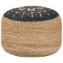 Handgefertigter blauer Puff 45x30 cm aus Jute von vidaXL, Osmanen - Ref: Foro24-248087, Preis: 62,64 €, Rabatt: %