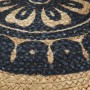 Handgefertigter blauer Puff 45x30 cm aus Jute von vidaXL, Osmanen - Ref: Foro24-248087, Preis: 62,64 €, Rabatt: %