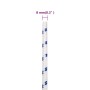 Cuerda de barco polipropileno blanco 8 mm 50 m