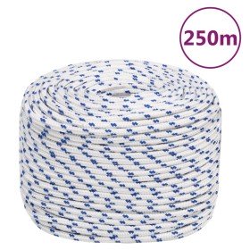 Cuerda de barco polipropileno blanco 8 mm 250 m