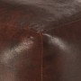 Puf marrón oscuro 40x40x40 cm cuero genuino de cabra by vidaXL, Ottomans - Ref: Foro24-248127, Price: 111,82 €, Discount: %