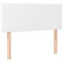 Boxspringbett und LED-Matratze aus weißem Kunstleder 80x200 cm von vidaXL, Betten und Lattenroste - Ref: Foro24-3134070, Prei...