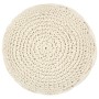 Handgefertigter Makramee-Pouf aus Baumwolle, 45 x 30 cm von vidaXL, Osmanen - Ref: Foro24-248090, Preis: 72,15 €, Rabatt: %