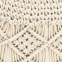 Handmade cotton macrame pouf 45x30 cm by vidaXL, Ottomans - Ref: Foro24-248090, Price: 69,61 €, Discount: %