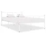 White metal bed frame 120x200 cm by vidaXL, Beds and slatted bases - Ref: Foro24-284631, Price: 99,68 €, Discount: %
