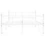 White metal bed frame 120x200 cm by vidaXL, Beds and slatted bases - Ref: Foro24-284631, Price: 99,68 €, Discount: %
