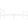 White metal bed frame 120x200 cm by vidaXL, Beds and slatted bases - Ref: Foro24-284631, Price: 101,22 €, Discount: %